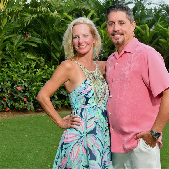 ✨HP✨ Lilly Pulitzer Chiffon Beaded Maxi Dress Size 00 - Picture 7 of 7